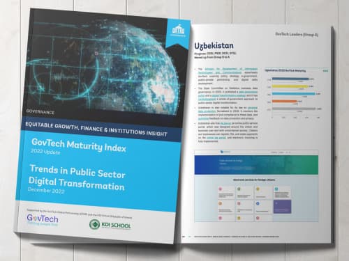 Ўзбекистон Жаҳон банкининг 2022 йилги «Давлат сектори рақамли трансформациясининг тенденциялари» номли ҳисоботида алоҳида ўрин олди