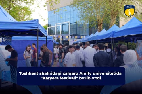 Toshkent shahridagi Amity universitetida “Career Fest — 2026” mehnat va karyera festivali o‘tkazildi
