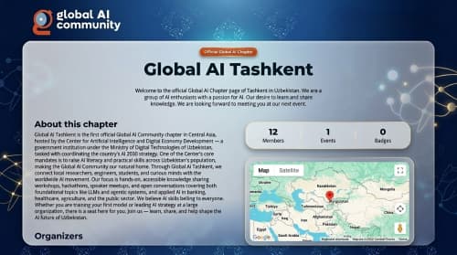 O‘zbekiston Global AI Community xaritasiga qo‘shildi