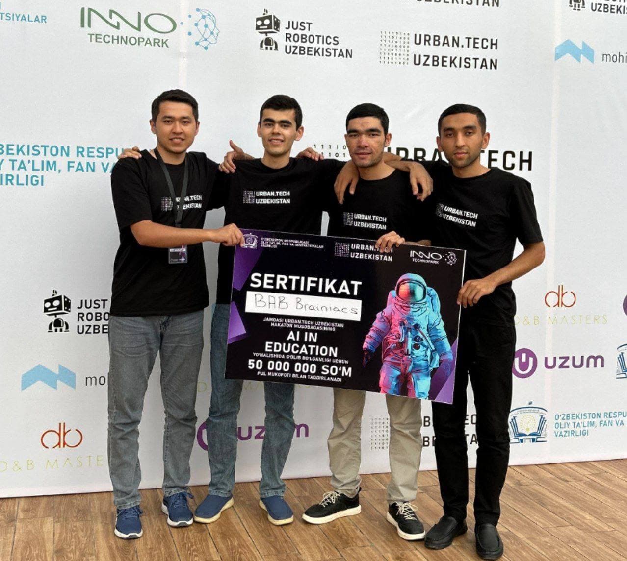 Toshkentda “URBAN.TECH UZBEKISTAN 23” xakaton musobaqasi tashkil etildi