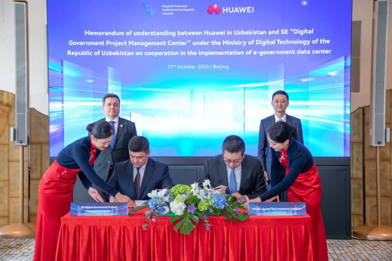 Huawei kompaniyasi rahbariyati bilan turli sohalarda hamkorlikni kengaytirishga qaratilgan hujjatlar imzolandi