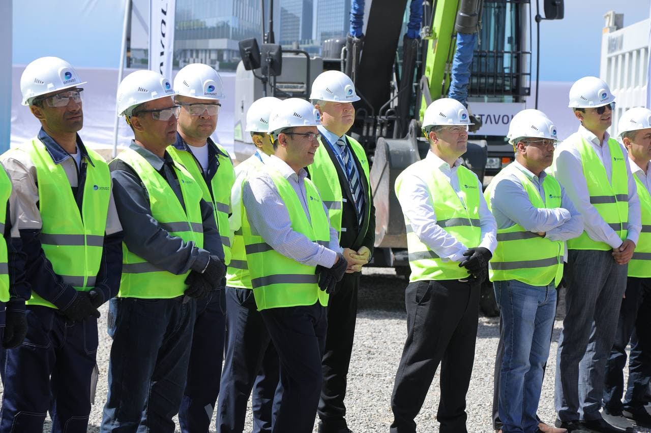 The initial phase of the project to construct a data center for the “DATAVOLT” company has begun on the territory of the IT Park Uzbekistan