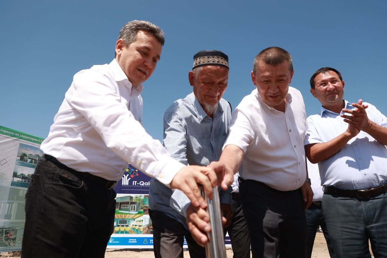 Qoraqalpog‘iston Respublikasi Chimboy tumanida “IT shaharcha” qurilishiga start berildi