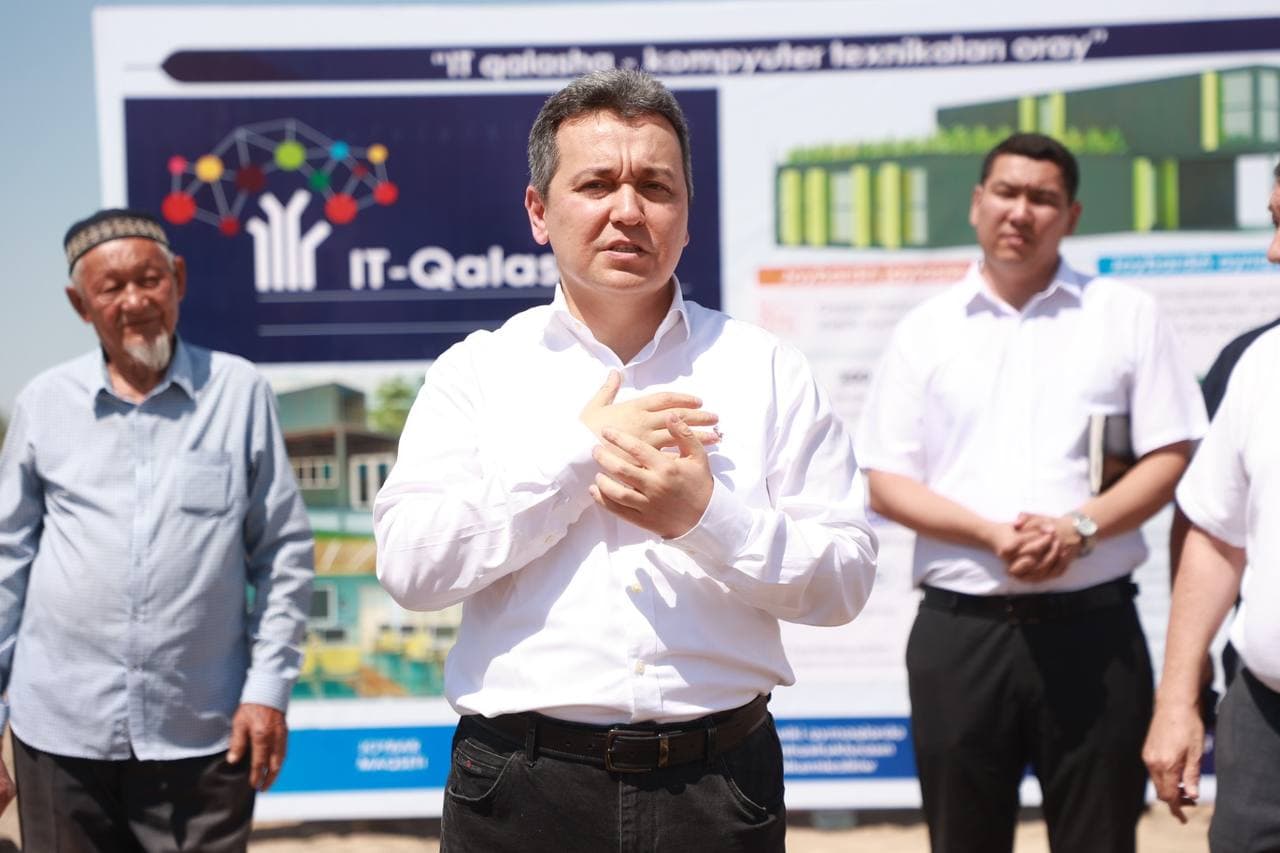 Qoraqalpog‘iston Respublikasi Chimboy tumanida “IT shaharcha” qurilishiga start berildi