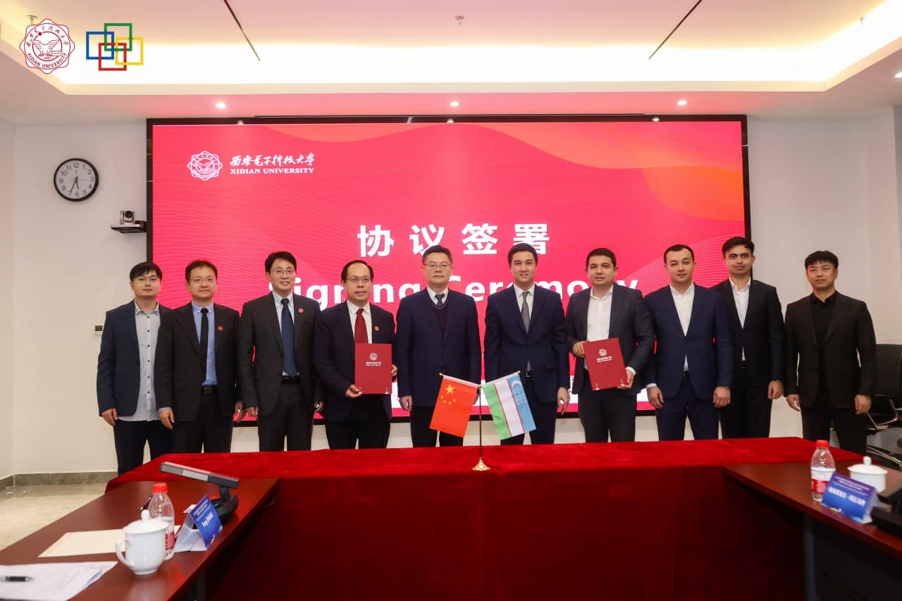 Xidian universiteti mas’ul rahbarlari bilan uchrashuv bo‘lib o‘tdi