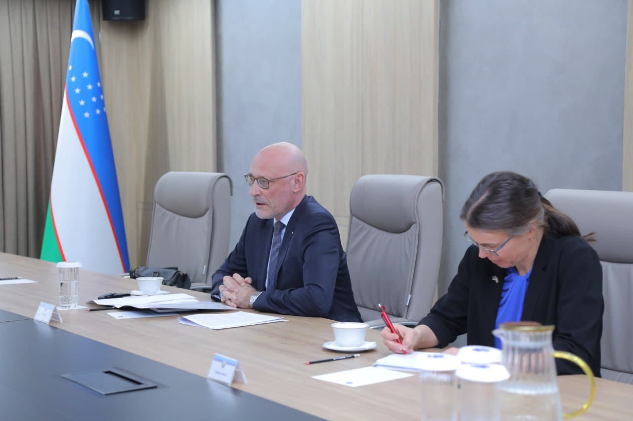 Estoniyaning yurtimizga yangi tayinlangan elchisi bilan uchrashuv bo‘lib o‘tdi