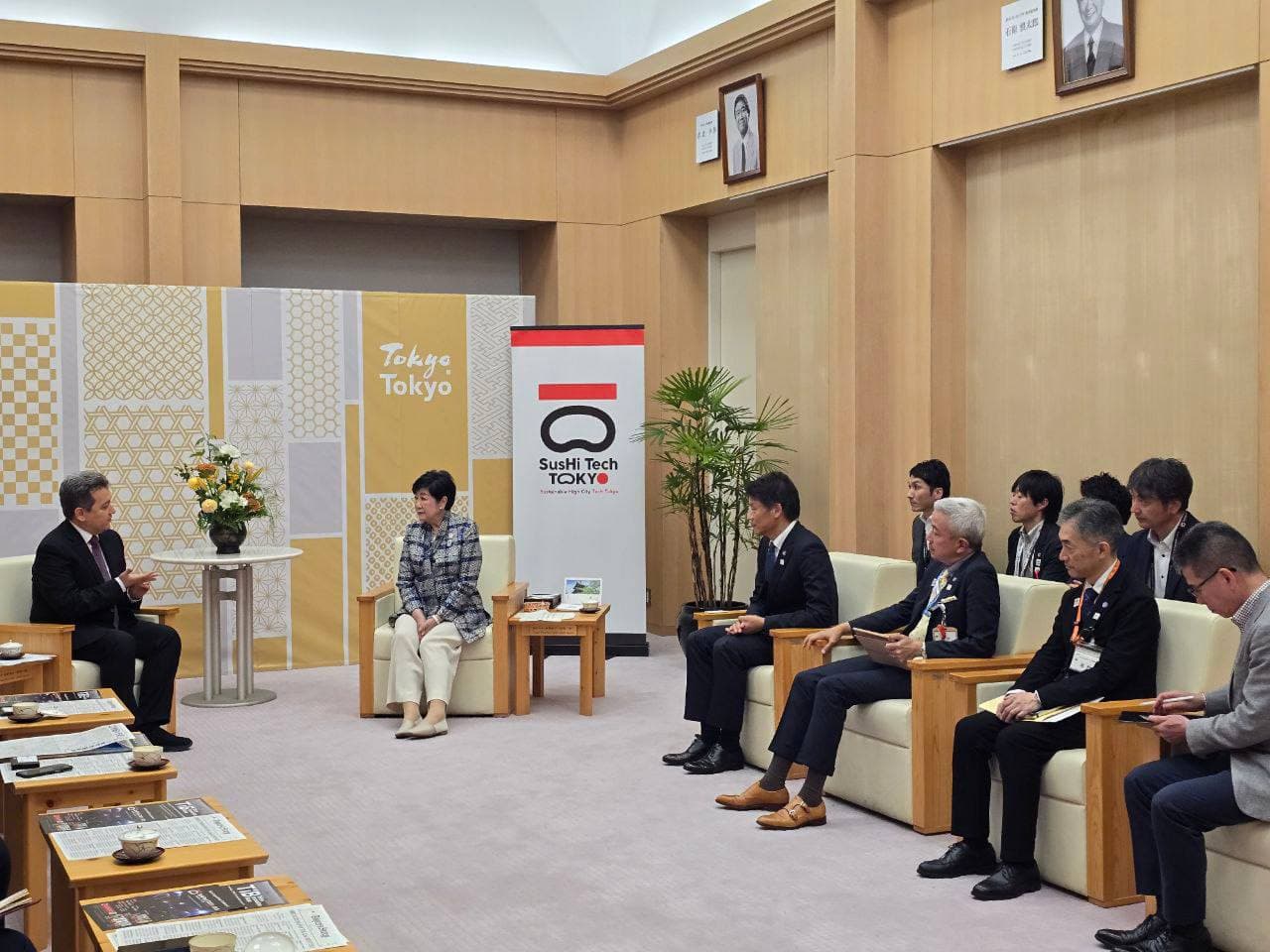 Tokio Metropoliten Gubernatori bilan texnologiya sohasidagi hamkorlik masalalari muhokoma qilindi