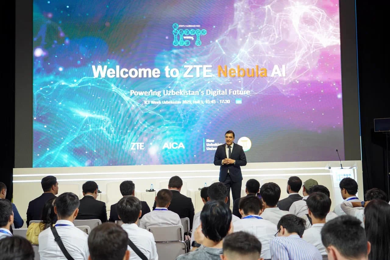 ZTE AKT haftaligi doirasida “ZTE Nebula AI: ZTE Nebula AI: AI technologies Shaping Central Asia's digital future” forumini o‘tkazdi