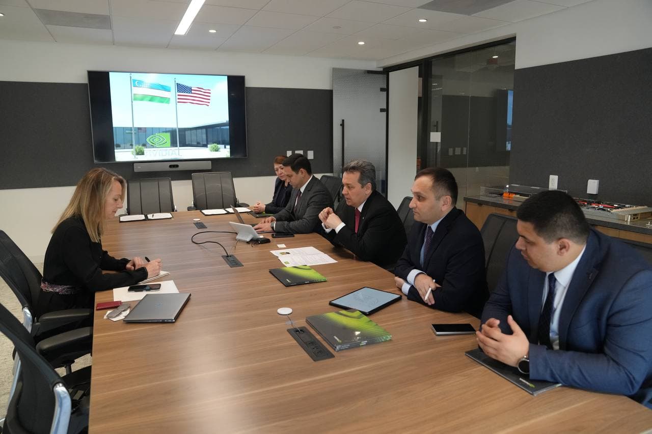 Oʻzbekiston Respublikasi NVIDIA kompaniyasi bilan yirik sunʼiy intellekt tashabbuslarini amalga oshirmoqda