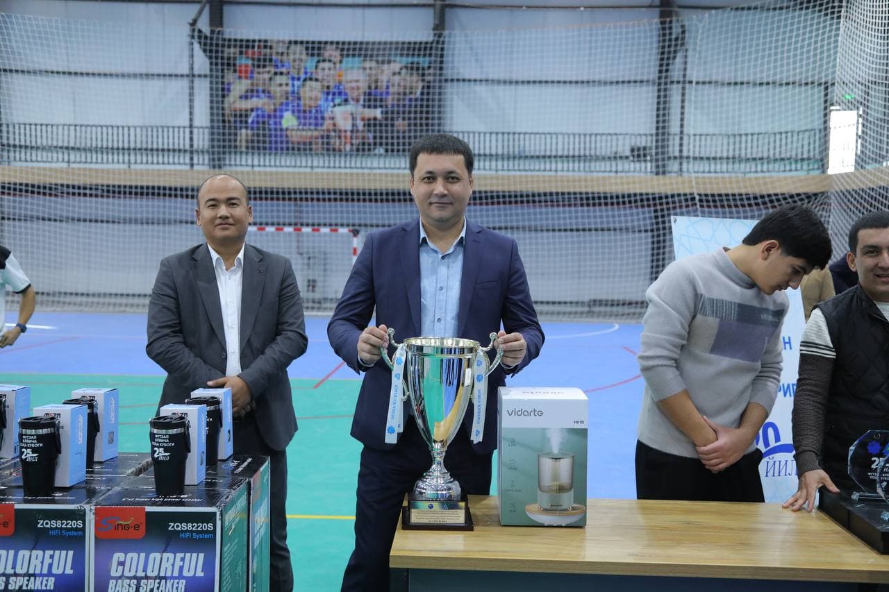 “Cyber University”da futzal bo‘yicha 25-ko‘chma Kubok musobaqasi yakunlandi