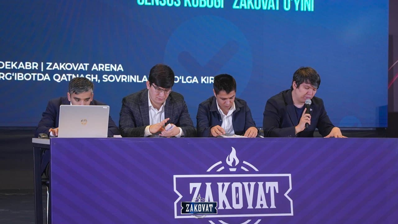 Vazirlik jamoasi “Zakovat” intellektual o‘yinida 1-o‘rinni egalladi