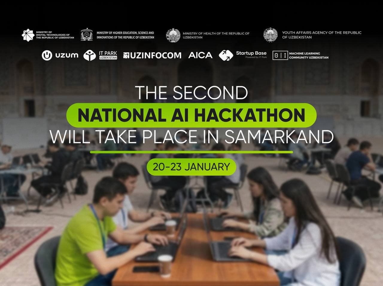 Samarqandda ikkinchi Milliy AI Hackathon bo‘lib o‘tadi
