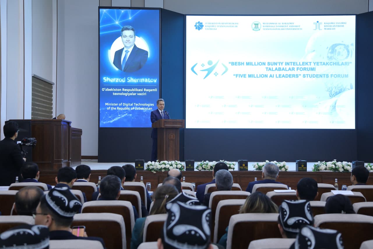 “5 million sun’iy intellekt yetakchilari” talabalar forumi bo‘lib o‘tdi