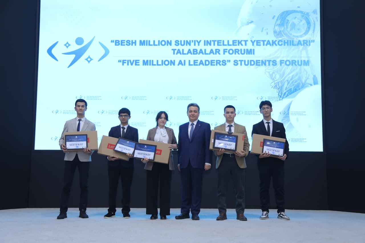 “5 million sun’iy intellekt yetakchilari” talabalar forumi bo‘lib o‘tdi