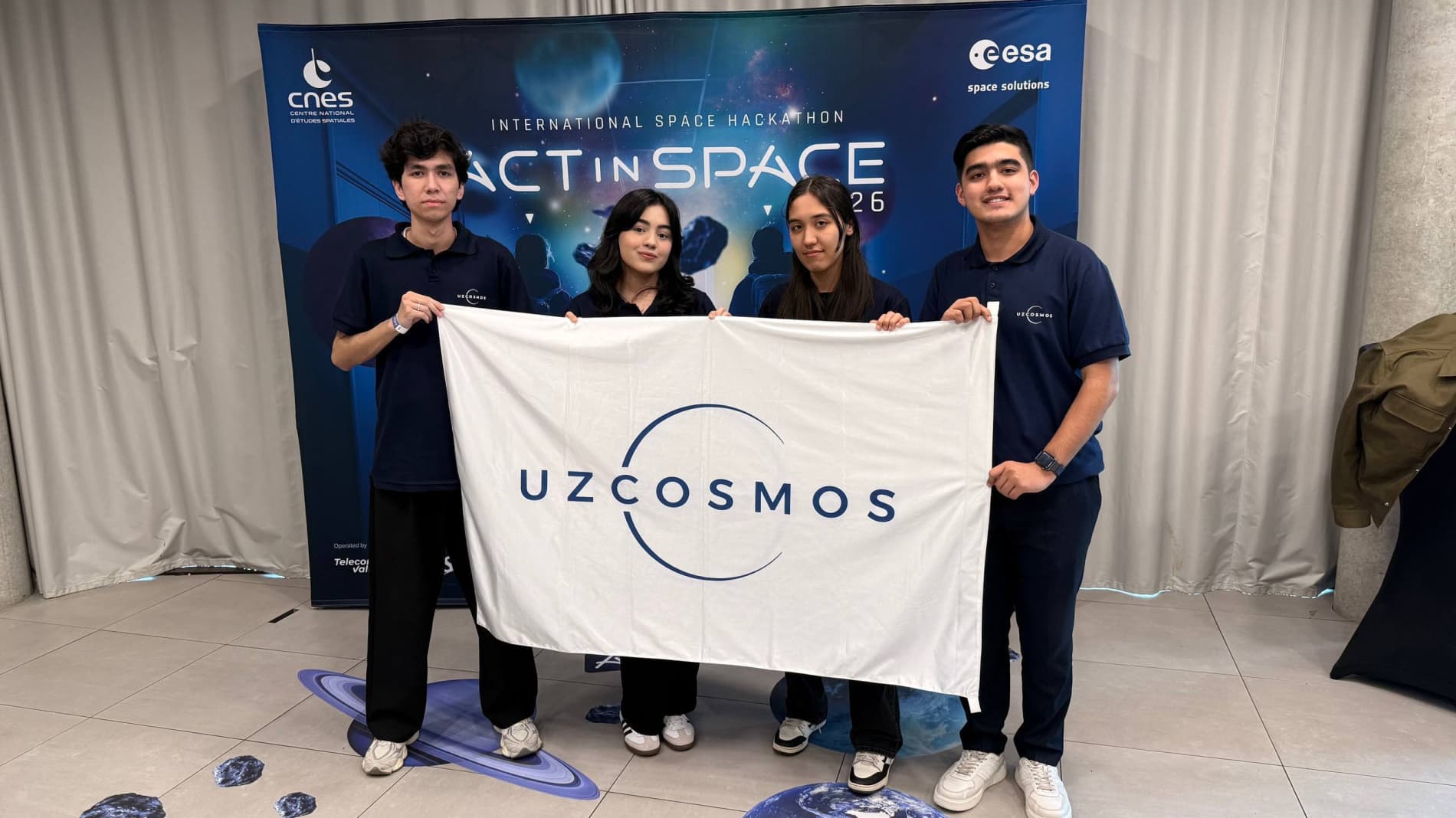 O‘zbekiston jamoasi ilk bor Act In Space xalqaro kosmik xakatonida ishtirok etib, 2-o'rinni qo'lga kiritdi