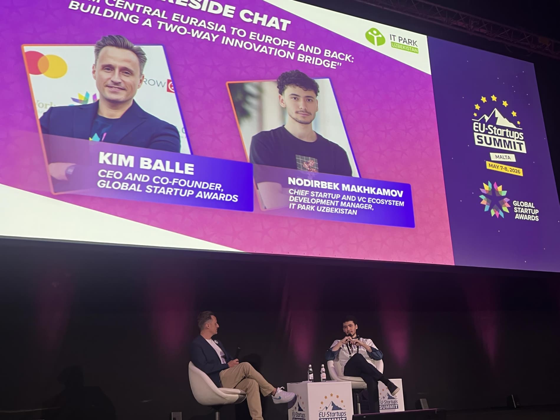 Uzbekistan secures two global wins at the Global Startup Awards in Malta