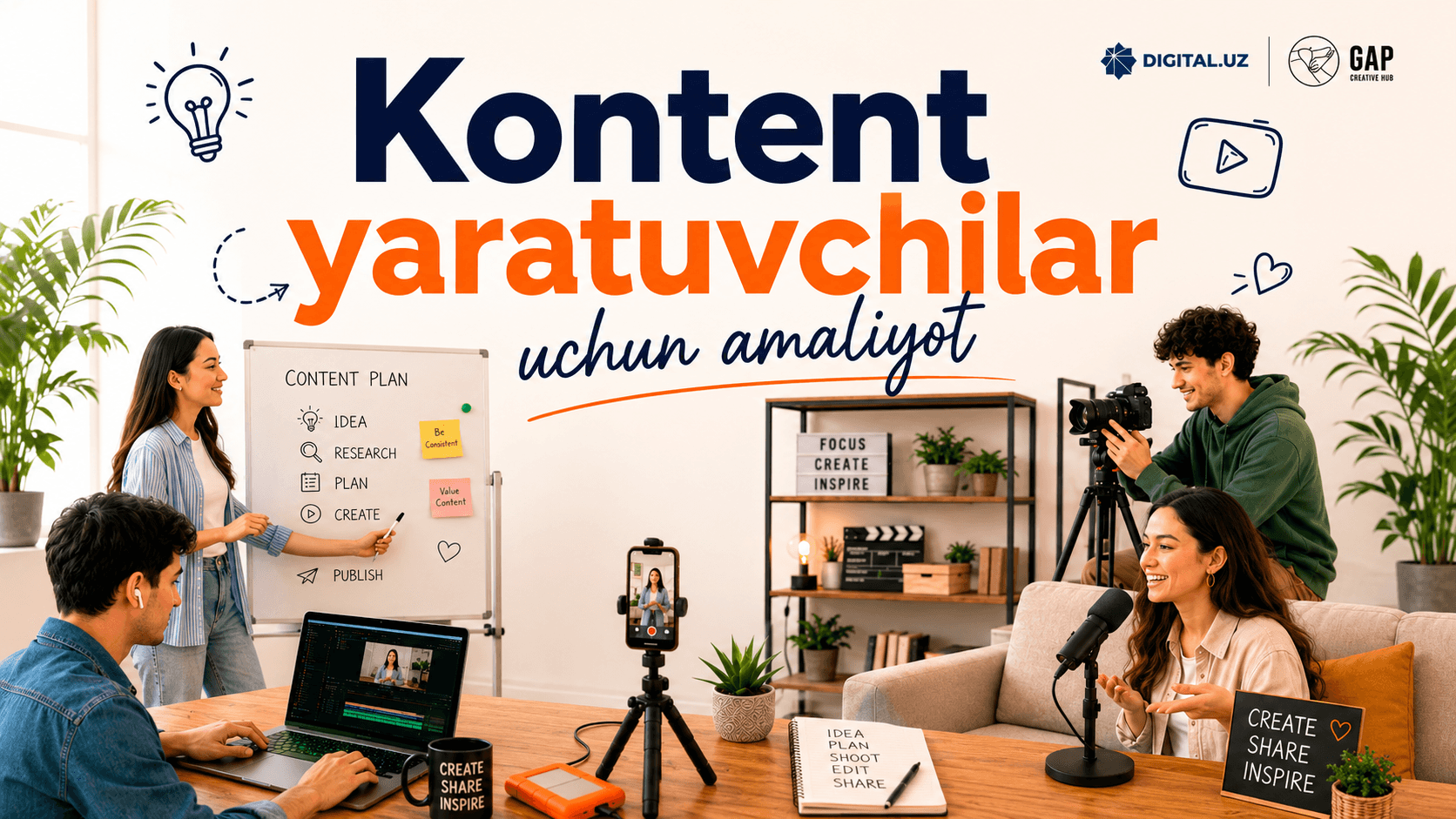 Applications Open for the “Internship for Content Creators” Program