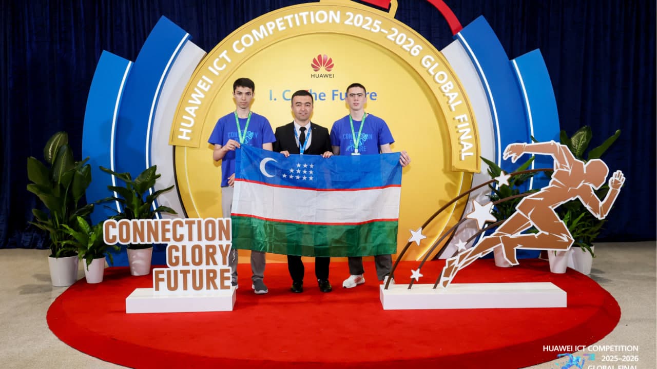 O‘zbekiston talabalari Huawei ICT Competition global finalida g‘oliblar qatoridan joy oldi