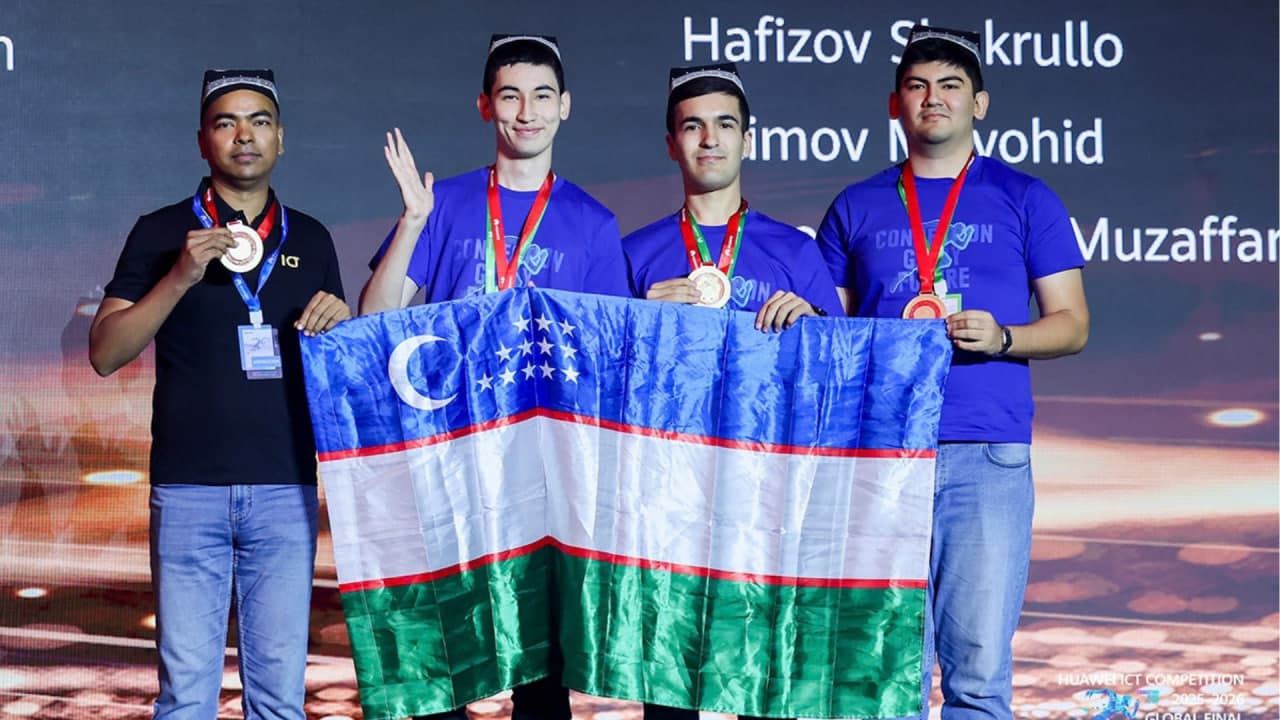 O‘zbekiston talabalari Huawei ICT Competition global finalida g‘oliblar qatoridan joy oldi