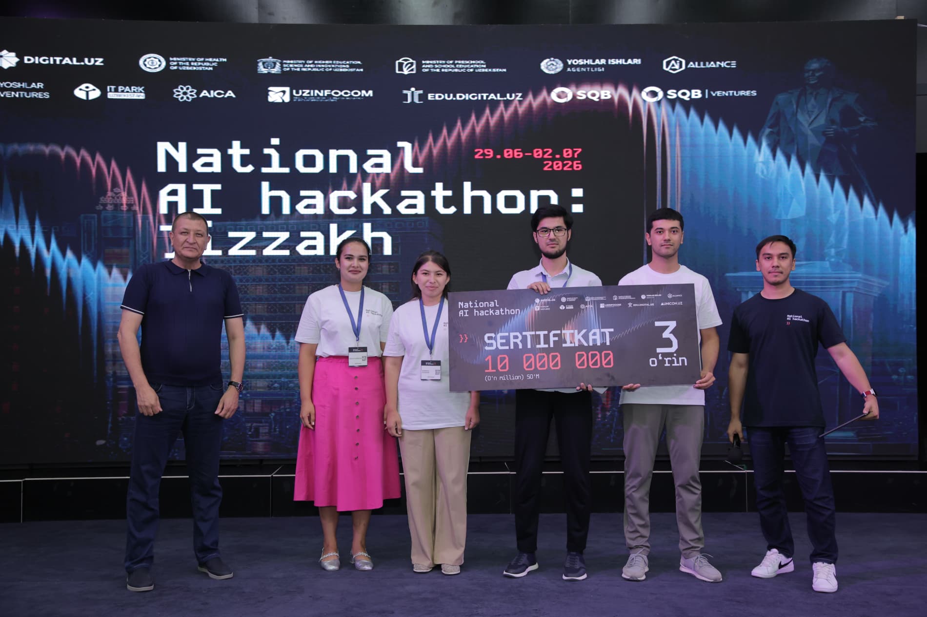 Jizzax Milliy AI Hackathon bo‘lib o‘tdi