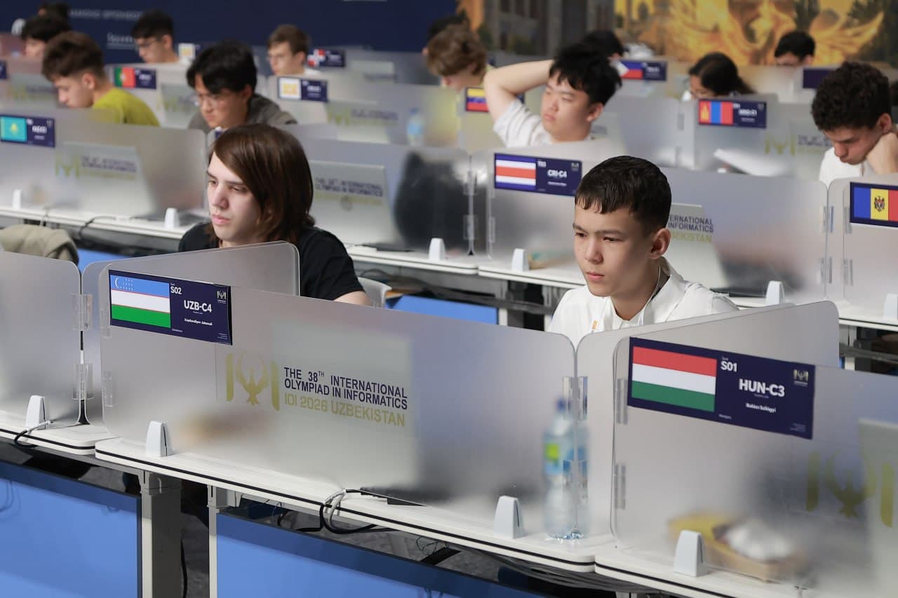 IOI 2026: Дания лидирует по росту результатов первого дня, Узбекистан — среди команд с наиболее заметной положительной динамикой