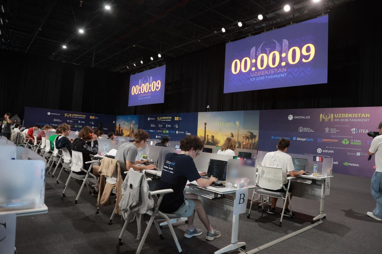 IOI 2026: Дания лидирует по росту результатов первого дня, Узбекистан — среди команд с наиболее заметной положительной динамикой
