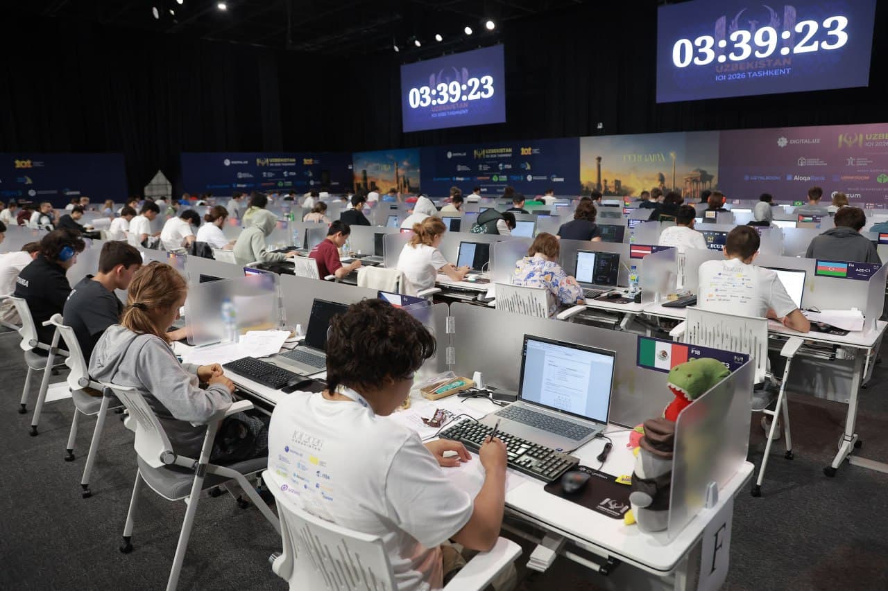 IOI 2026: Дания лидирует по росту результатов первого дня, Узбекистан — среди команд с наиболее заметной положительной динамикой