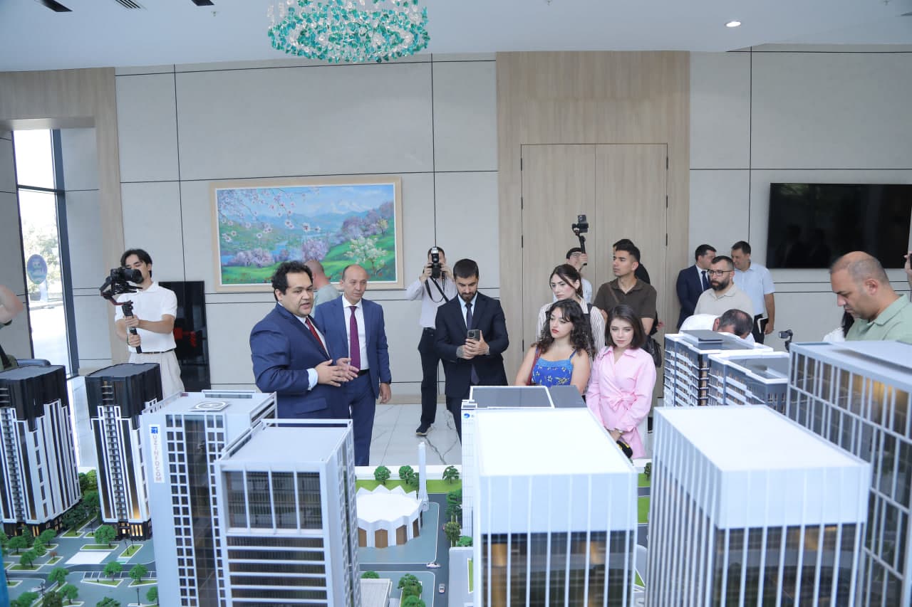 International Media Tour Organized for Azerbaijani Media Representatives at the IT Park Uzbekistan Complex