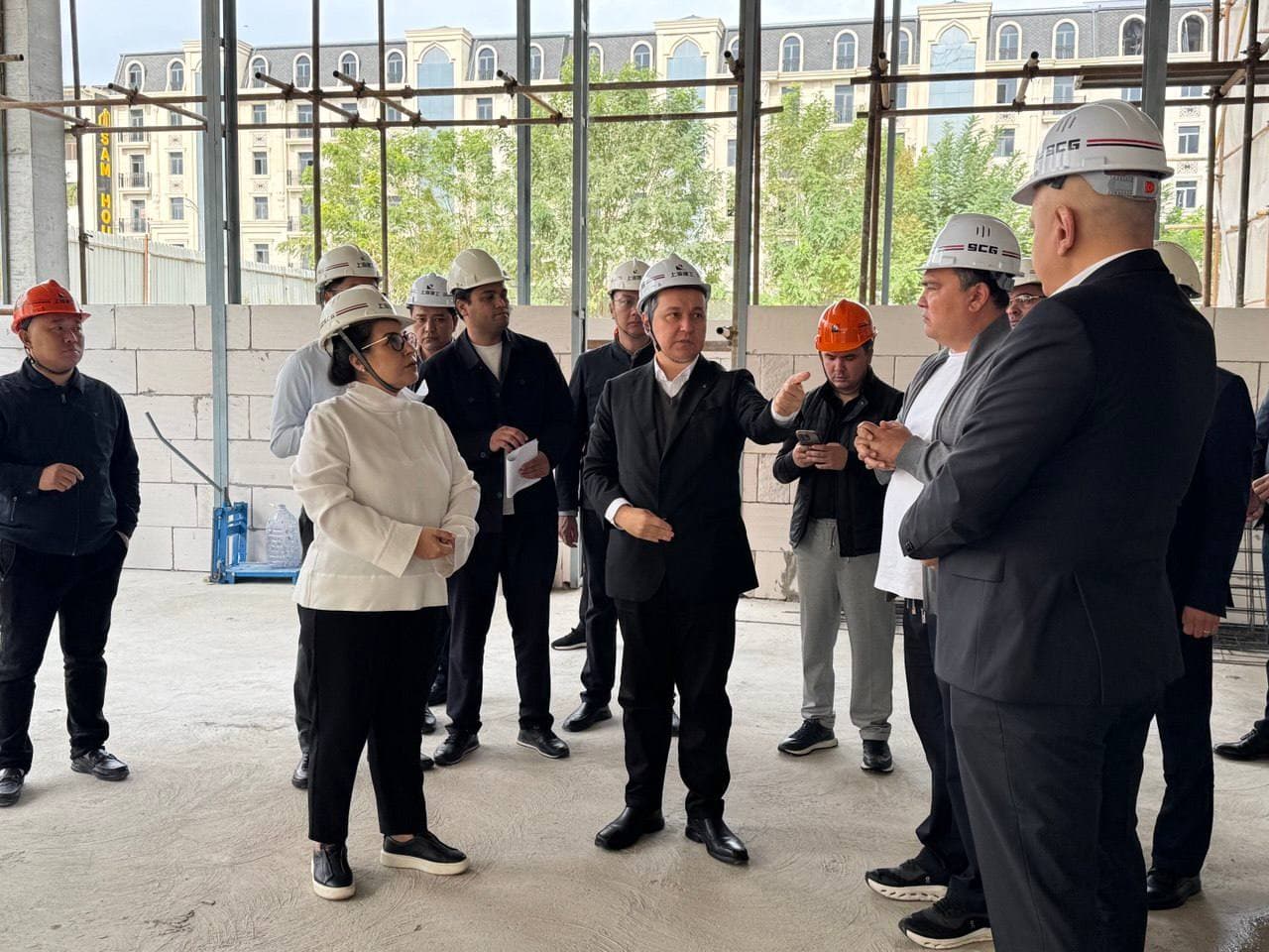 Samarqanddagi IT Park filiali qurilish jarayoni ko‘zdan kechirildi