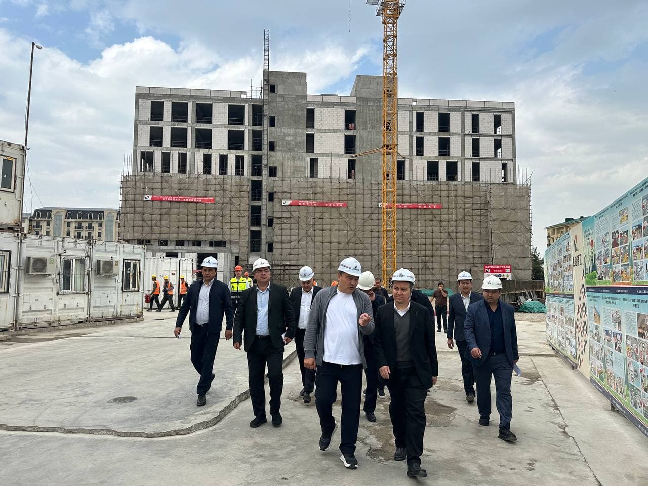 Samarqanddagi IT Park filiali qurilish jarayoni ko‘zdan kechirildi