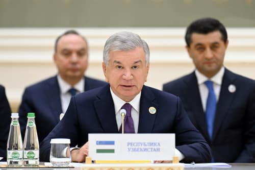 Выступление Президента Республики Узбекистан Шавката Мирзиёева на восьмой Консультативной встрече глав государств Центральной Азии и Азербайджана