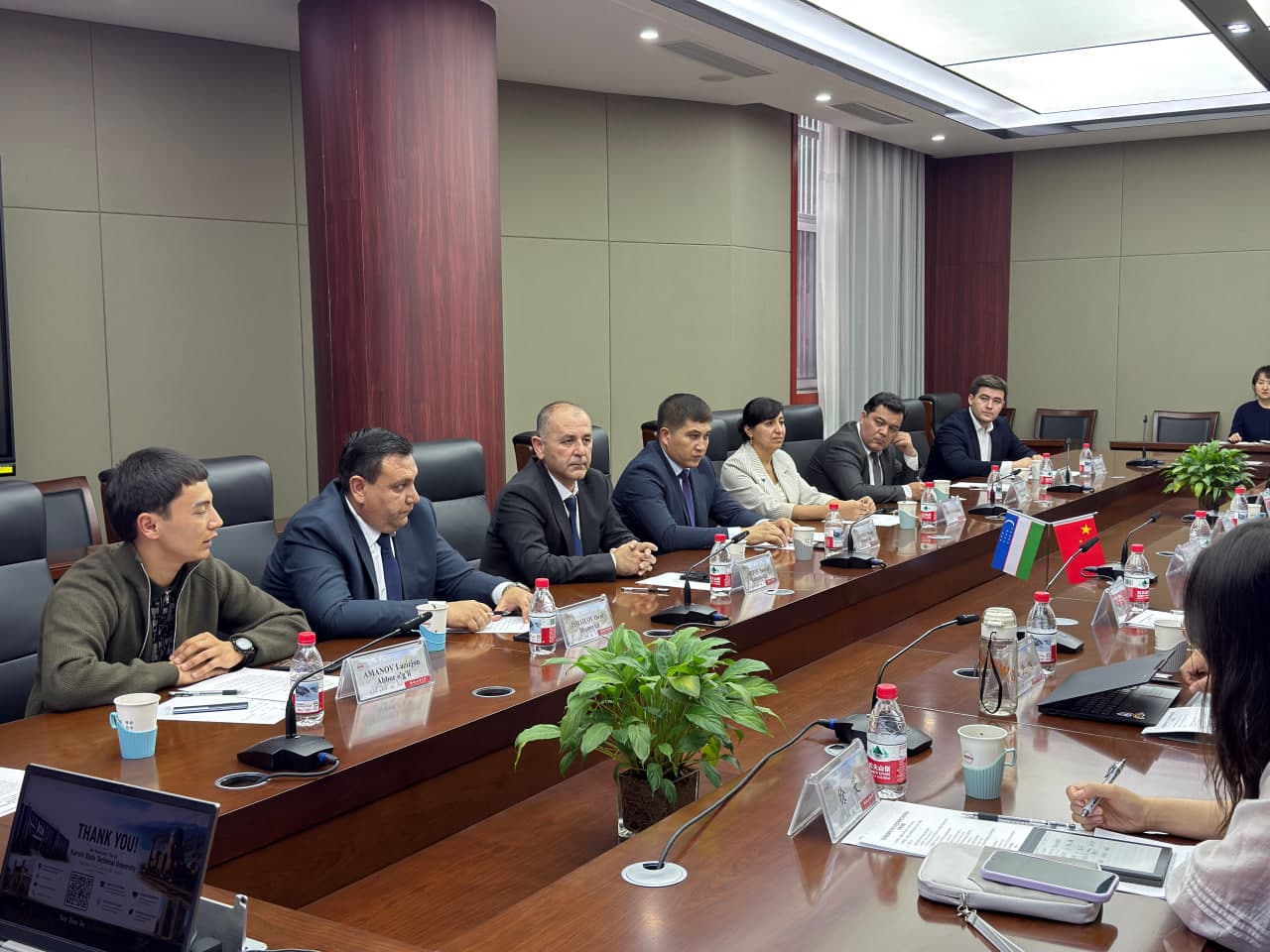 Qashqadaryo delegatsiyasi Xitoyda BPO va ta’lim sohasidagi hamkorlikni muhokama qildi
