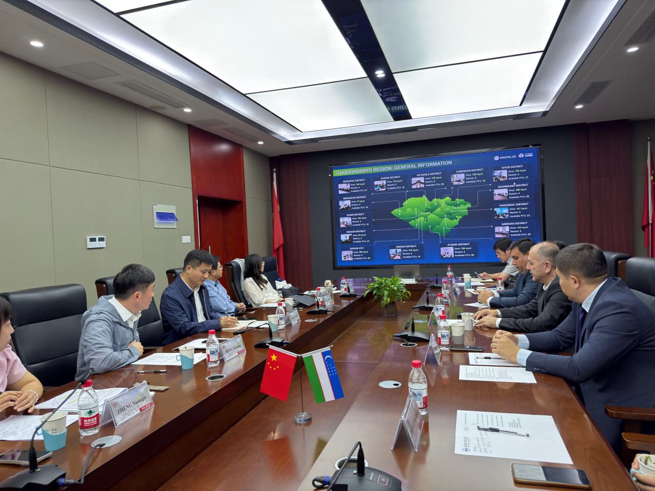 Qashqadaryo delegatsiyasi Xitoyda BPO va ta’lim sohasidagi hamkorlikni muhokama qildi